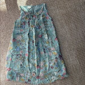 Gucci Light Blue Floral Blouse